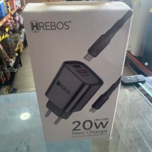 Carregador tipo c Hrebos 20W(COD 13519)